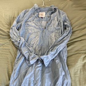 soft you shirt dress, size xs